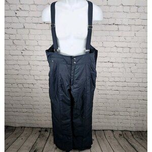VTG The Aspen Collection Blue Insulated Snow Ski Pants Bib Large L (38x32)